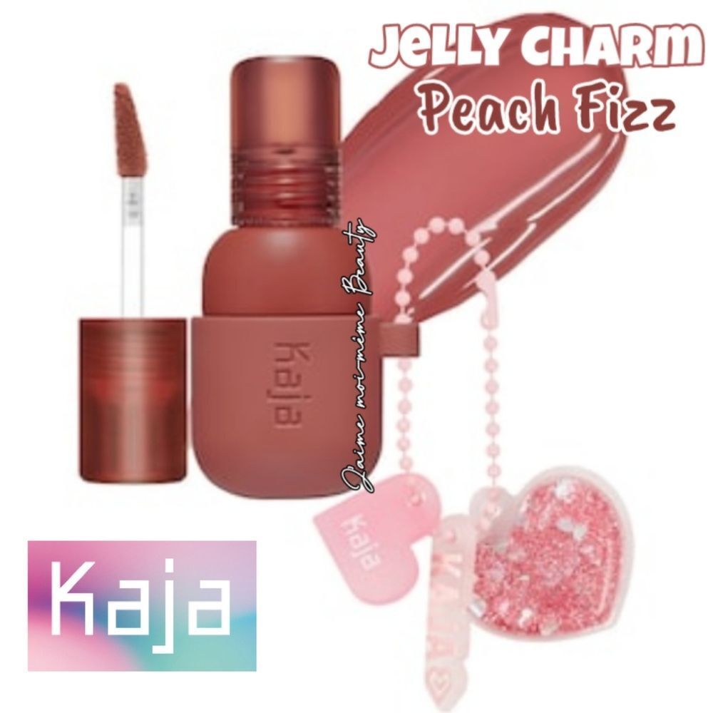 KAJA Jelly Charm Lip & Blush Stain with Keychain- Peach Fizz